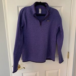 Purple Patagonia 1/4 zip
